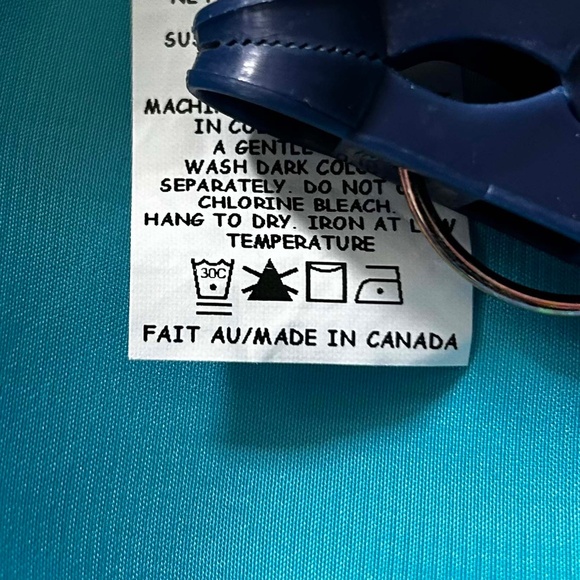 NEW PHOTOS! TUNIC, BELTED, BLUE & WHITE, SIZE 4X, MADE IN CANADA!, PRINTED, BOAT - Picture 4 of 13